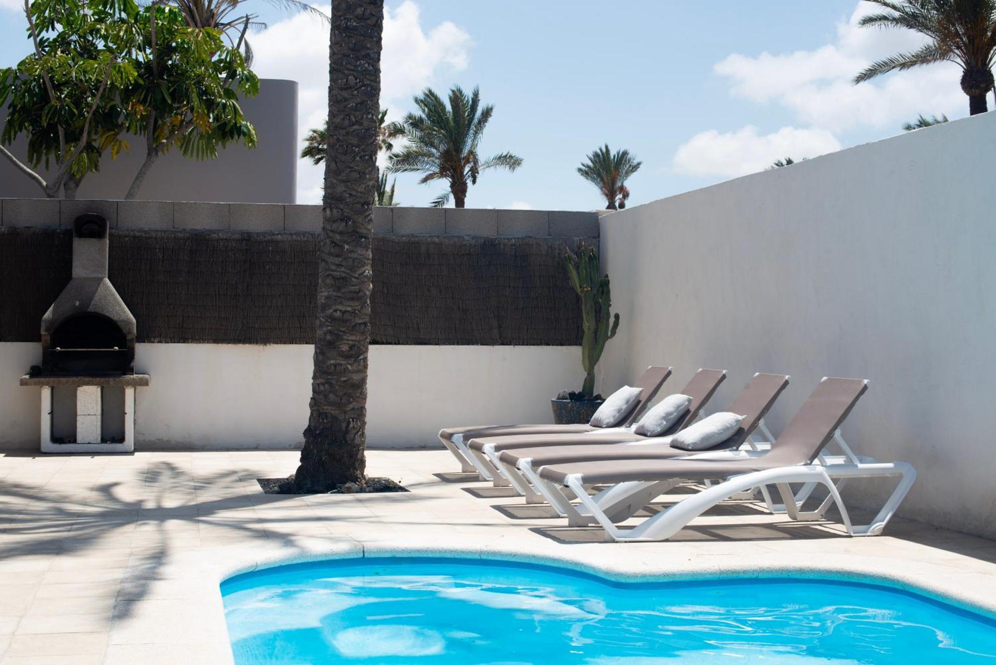 House Boho Palm With Private Heated Pool And Garden, 3 Bedrooms, Wi-Fi Corralejo Eksteriør billede