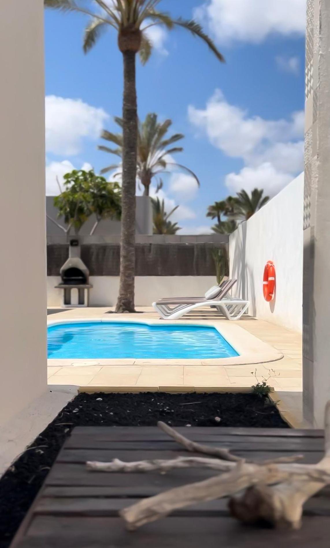 House Boho Palm With Private Heated Pool And Garden, 3 Bedrooms, Wi-Fi Corralejo Eksteriør billede